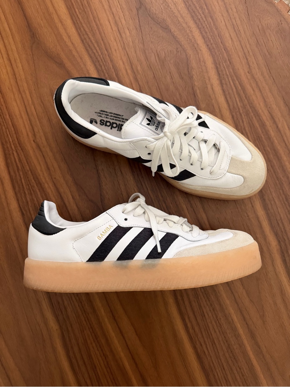 Adidas Sambae Shoes - Cloud white/ Core black/ Gold metallic